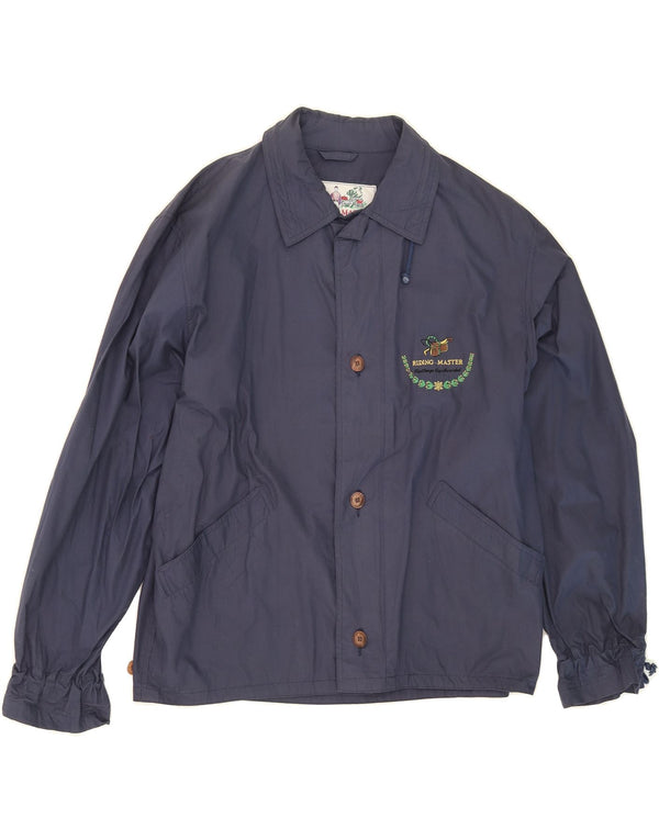 INCOM Mens Bomber Jacket IT 52 XL Navy Blue
