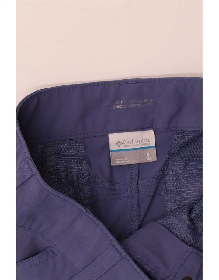 Женские шорты-карго Columbia US 6 Medium W30 Темно-синие нейлоновые