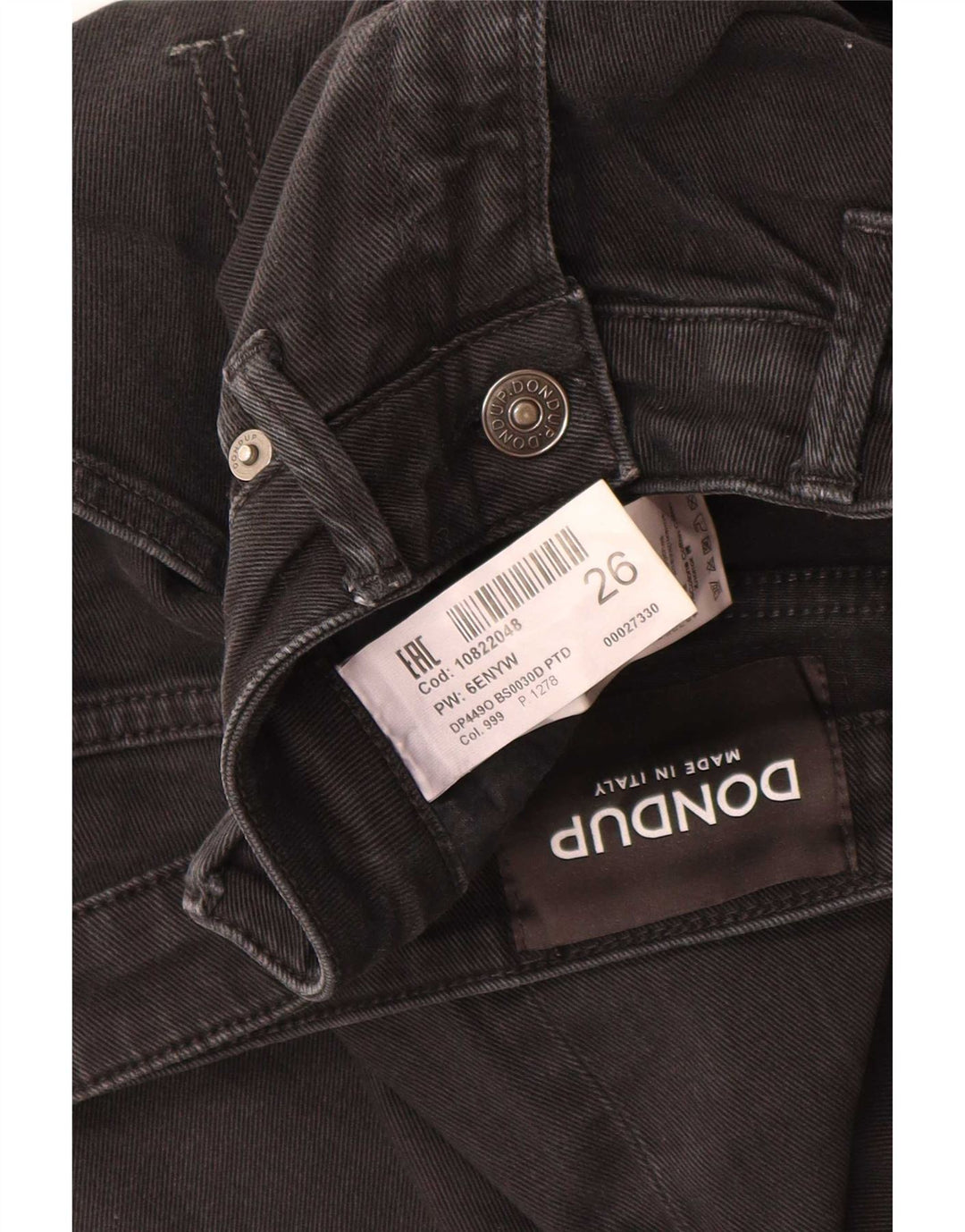 Dondup Женские джинсы Bootcut W26 L26 Черные хлопковые