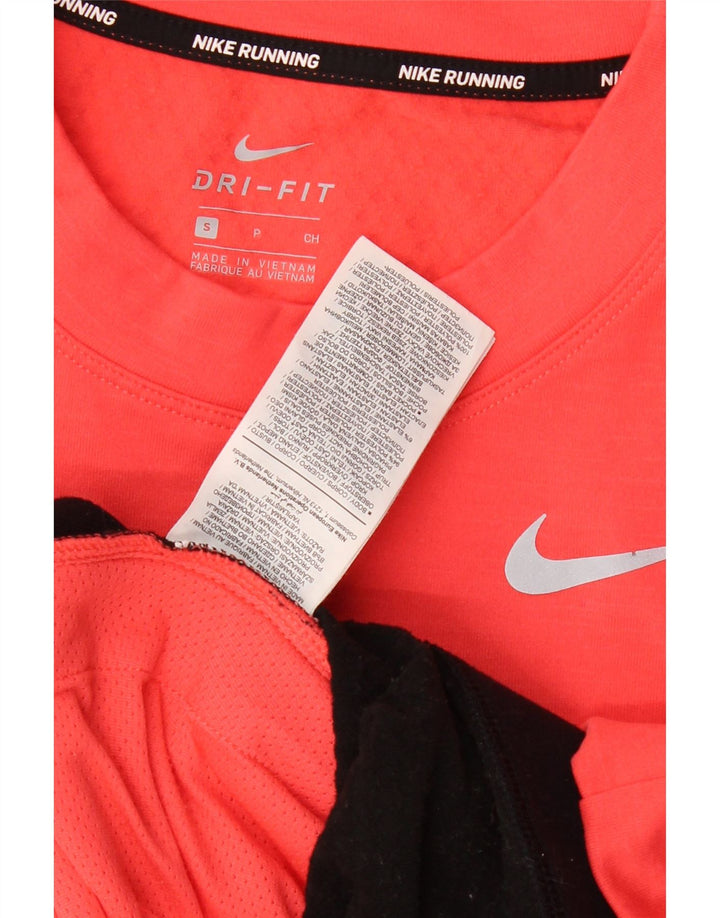 Женские кроссовки Oversized с длинным рукавом Nike Dri Fit UK 10, маленькие красные цветные блоки