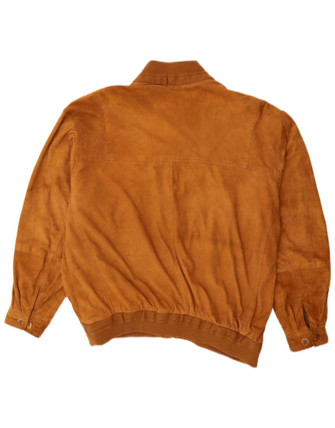 Винтажная мужская замшевая куртка UK 42 XL коричневая кожаная