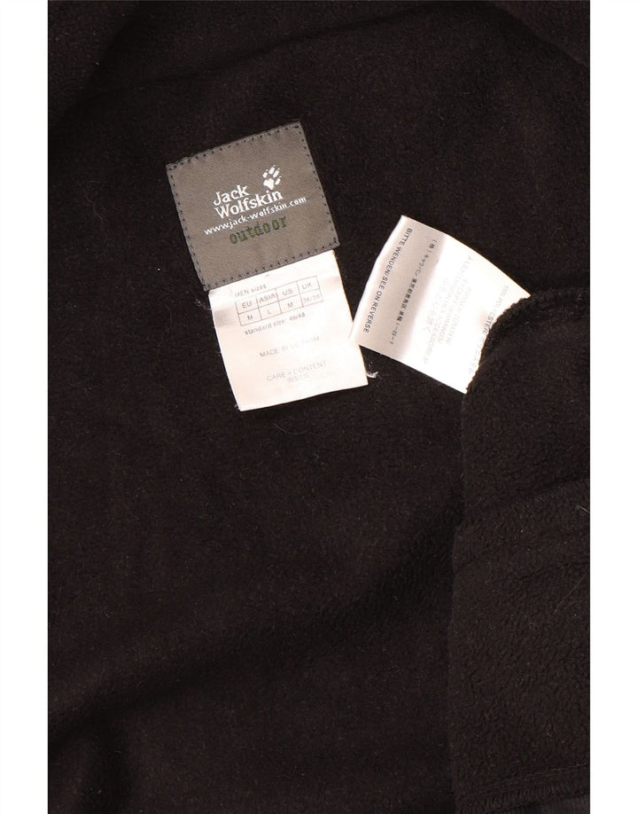 Мужская флисовая куртка Jack Wolfskin, Великобритания, маленький размер 36/38, черный полиэстер