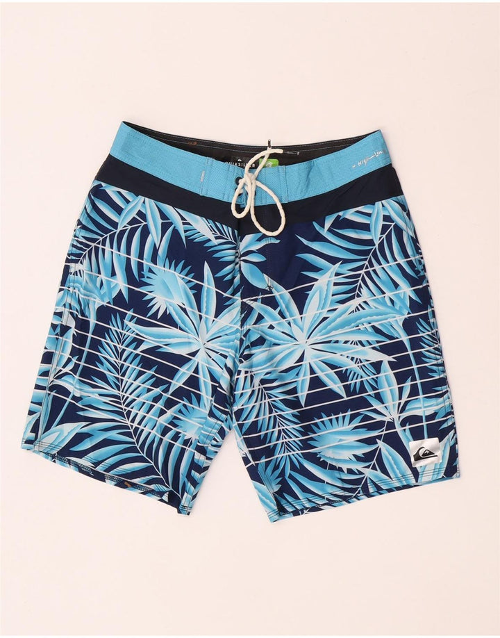 Мужские шорты для плавания Quiksilver, синие, полиэстер, маленький размер
