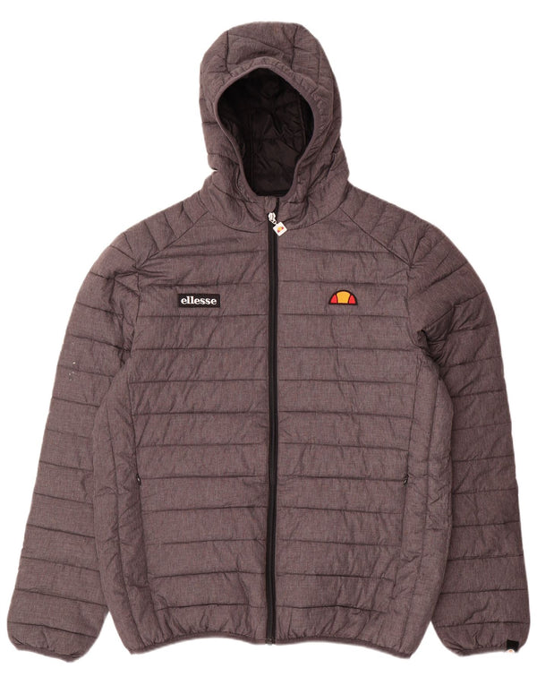 Мужская утепленная куртка Ellesse UK 42 XL серая из полиамида с капюшоном