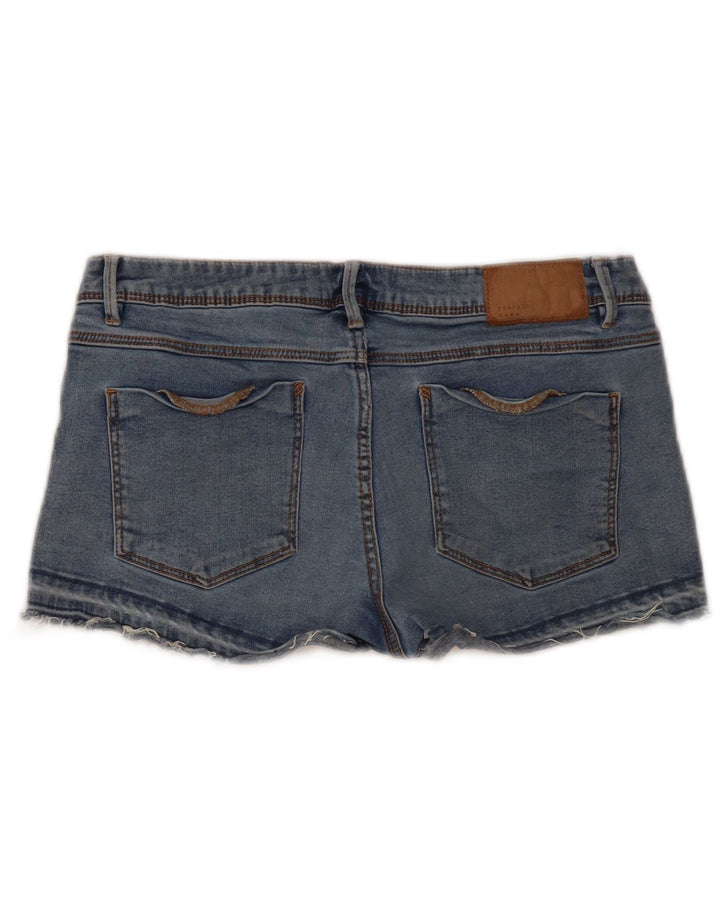 Женские джинсовые шорты Zara EU 42, большие W32, синие