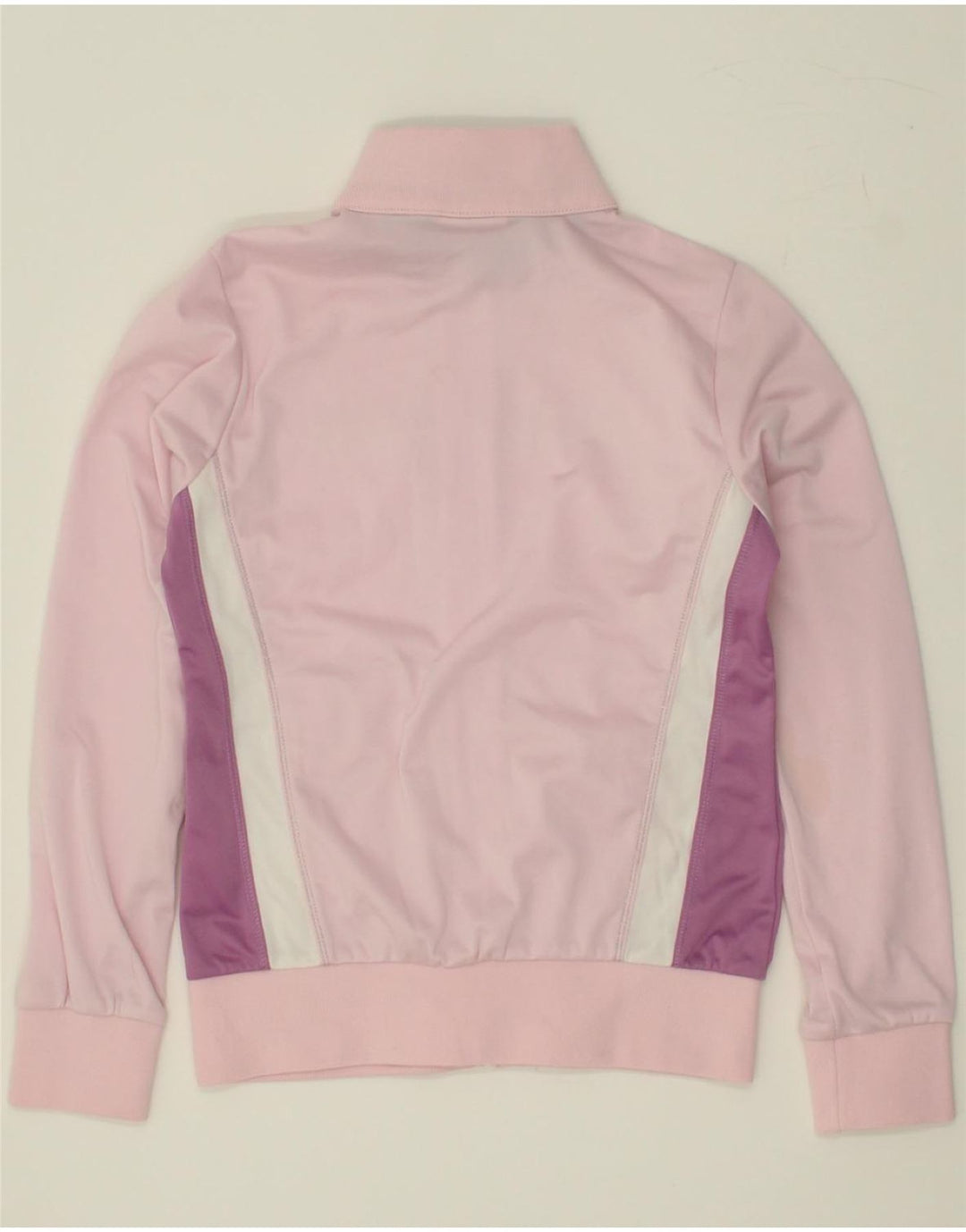 CHAMPION Girls Tracksuit Top Jacket 9-10 Years Medium Pink Colourblock Vintage Champion and Second-Hand Champion from Messina Hembry 