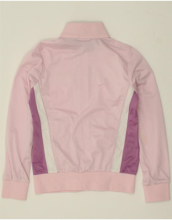 CHAMPION Girls Tracksuit Top Jacket 9-10 Years Medium Pink Colourblock Vintage Champion and Second-Hand Champion from Messina Hembry 