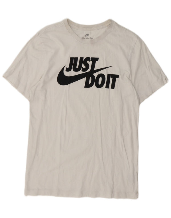 Мужская футболка с рисунком Nike, маленький белый хлопок