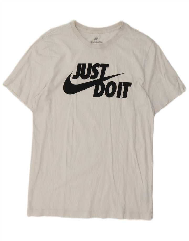 Мужская футболка с рисунком Nike, маленький белый хлопок