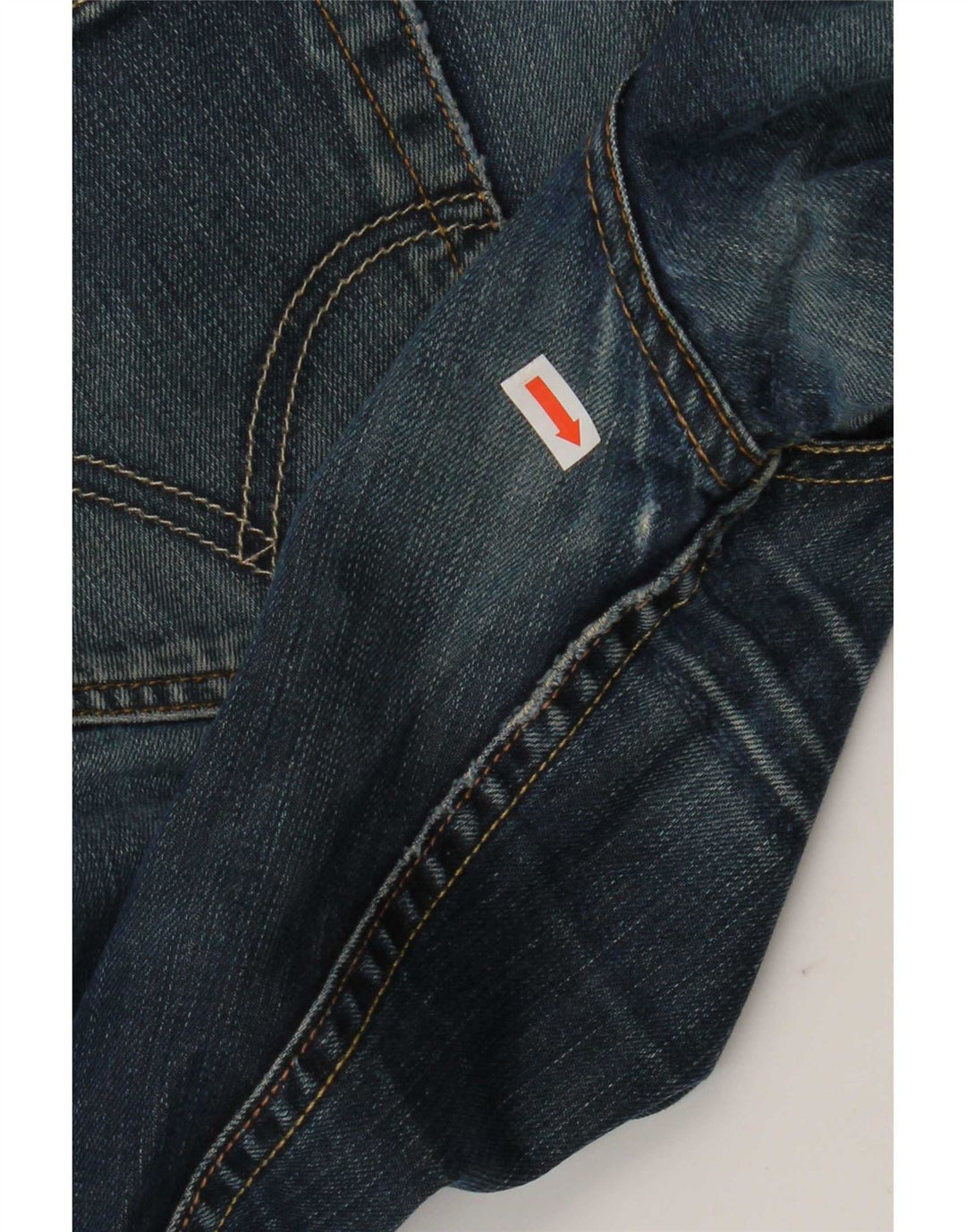 Мужские джинсы Levi's 511 с потертостями W33 L29, синий хлопок