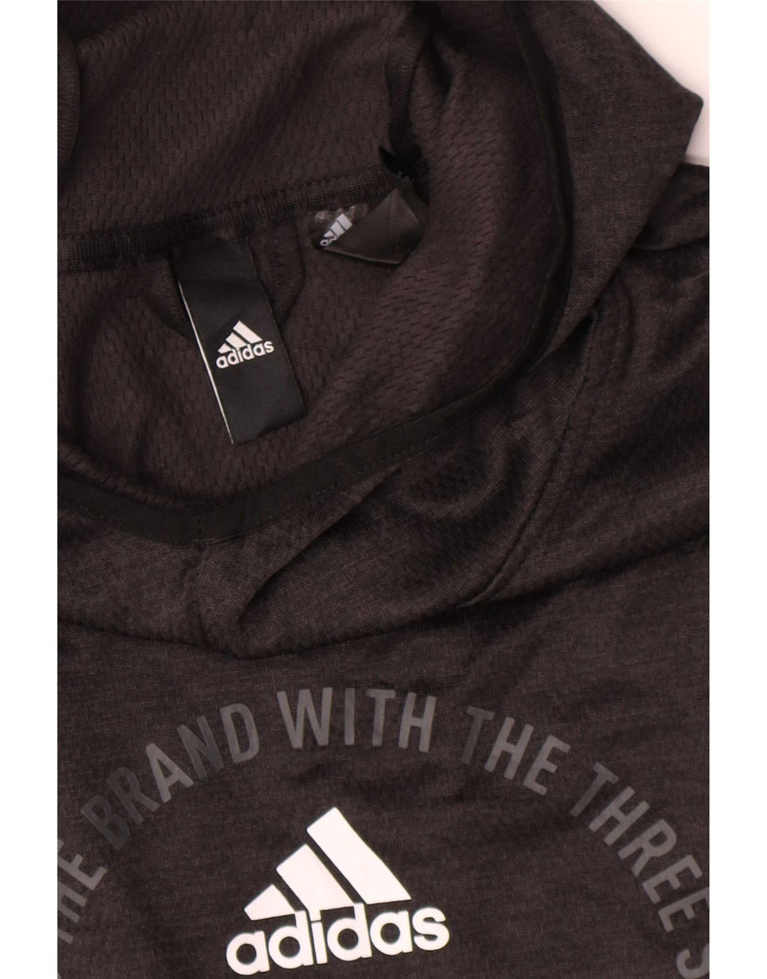 Мужской джемпер с капюшоном Adidas Climawarm, средний черный из полиэстера