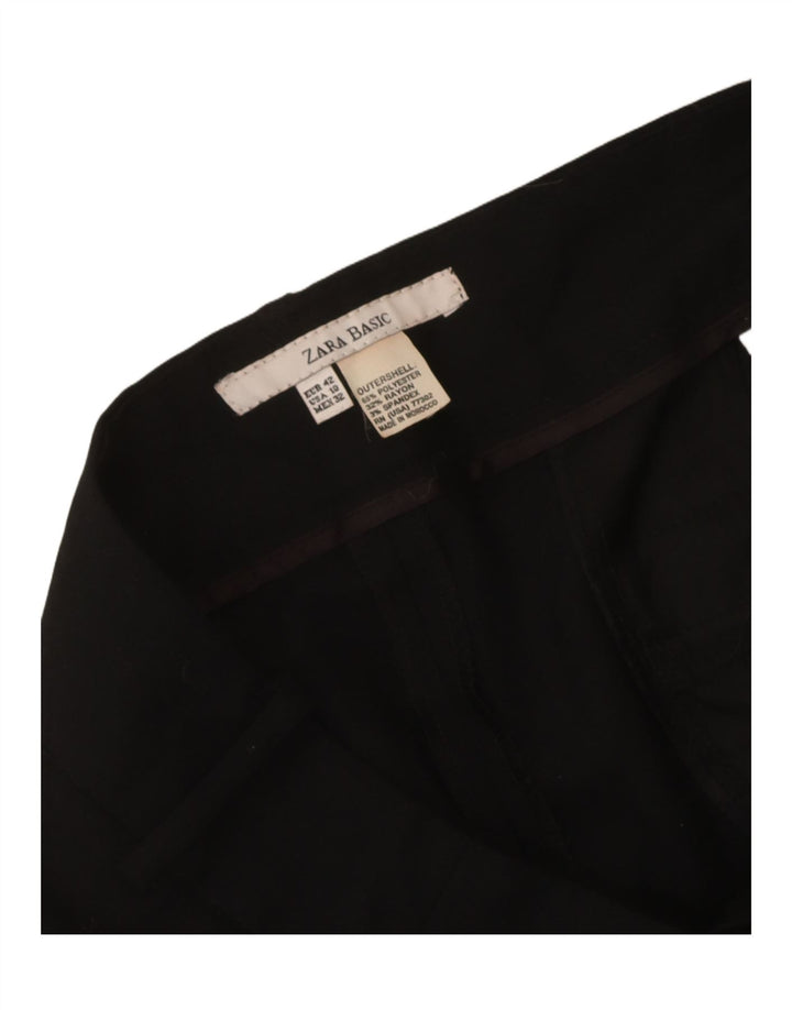 Женские узкие брюки чинос Zara EU 42, большие W32 L30, черный полиэстер