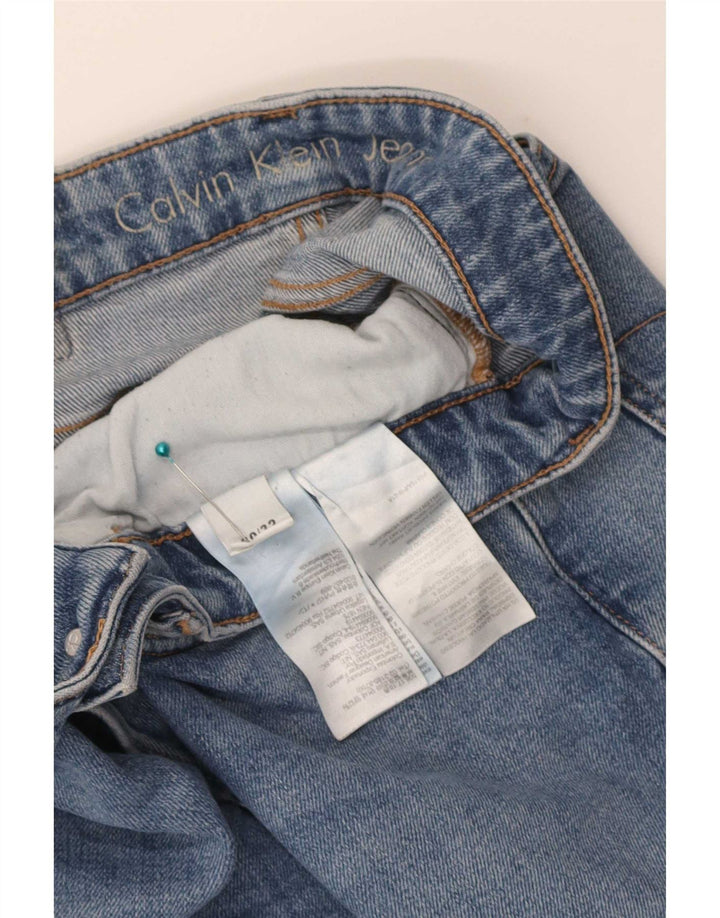 Мужские узкие джинсы Calvin Klein W30 L32, синий хлопок