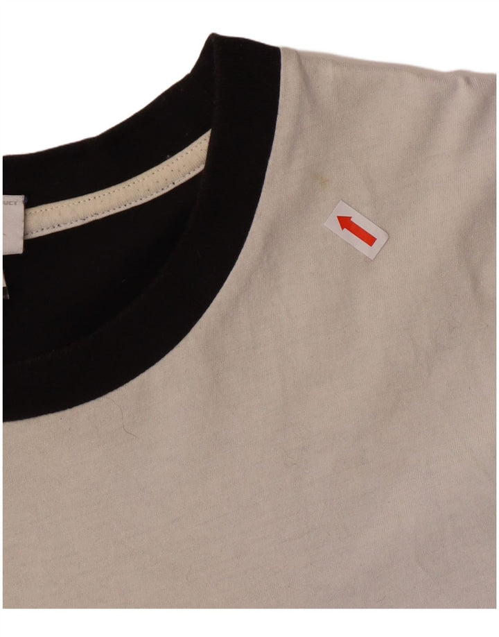 UMBRO Мужская футболка Top XL, черная, хлопок с цветными блоками