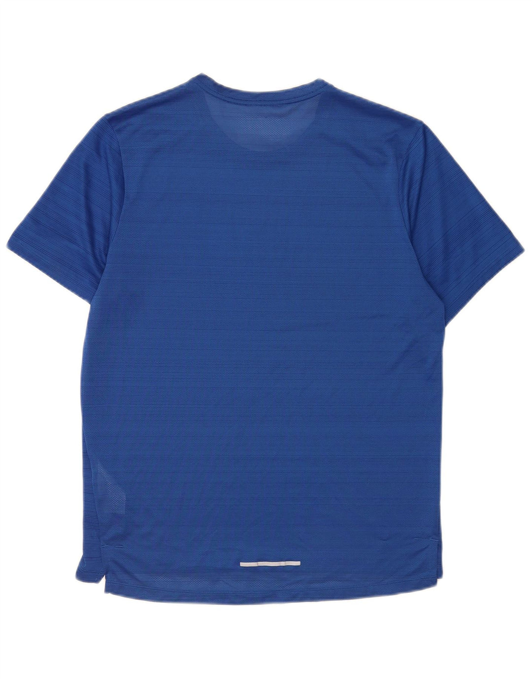 Мужская футболка Nike Dri Fit из полиэстера средней синей полоски