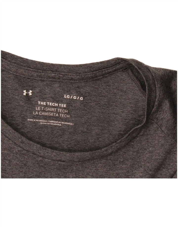 Мужская футболка Under Armour, большая серая в крапинку