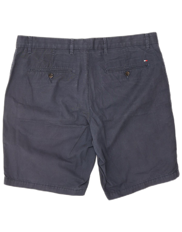 TOMMY HILFIGER Mens Chino Shorts W36 Large Navy Blue