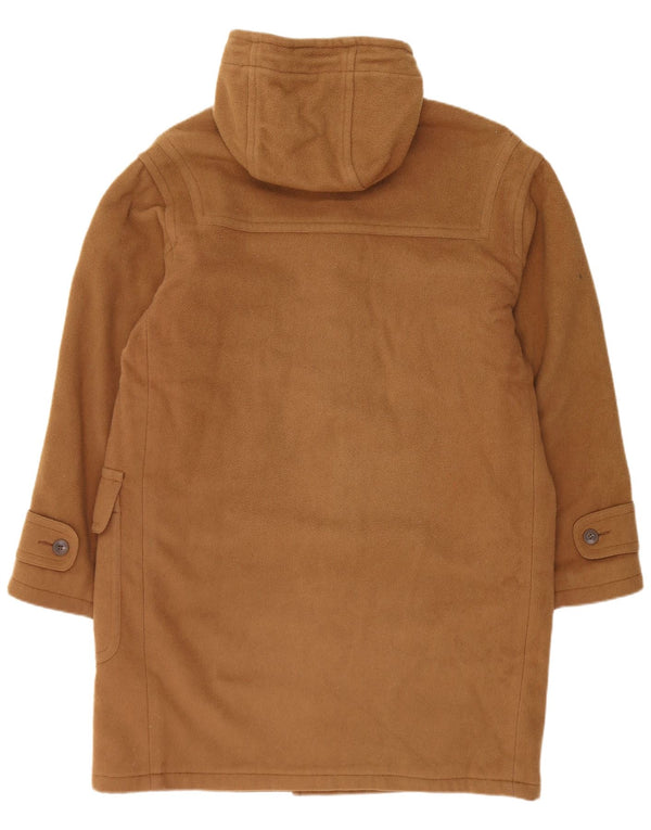 Мужской дафлкот с капюшоном L.L.Bean UK 38, средний бежевый, шерсть