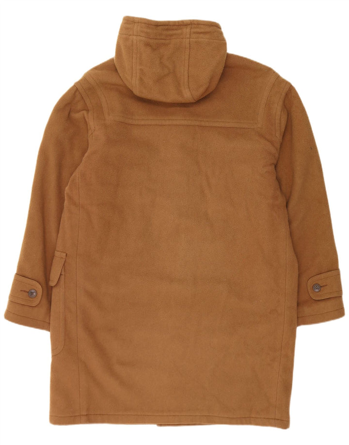 Мужской дафлкот с капюшоном L.L.Bean UK 38, средний бежевый, шерсть