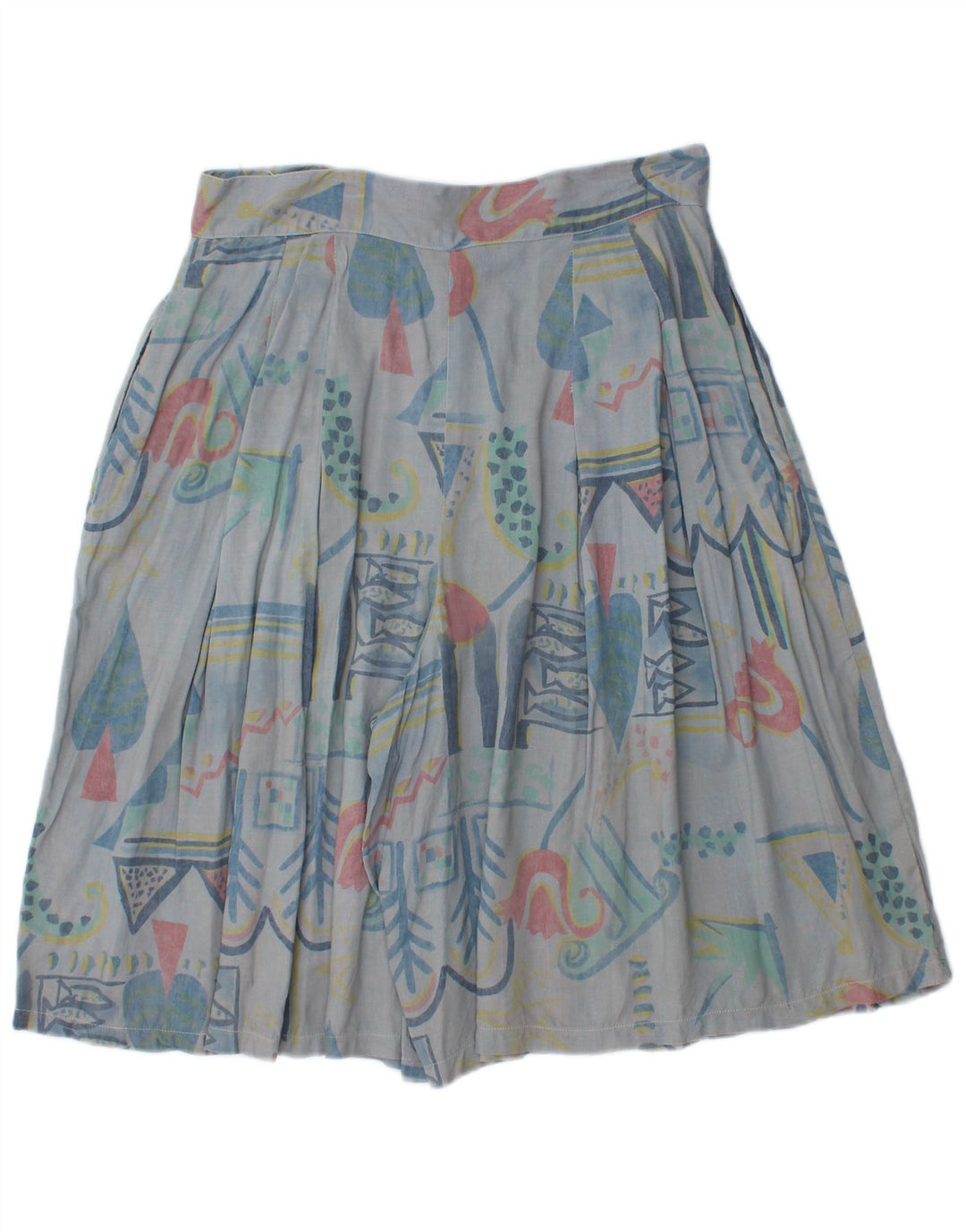 Женские повседневные шорты Ecco с высокой талией W30, средние синие с геометрическим рисунком