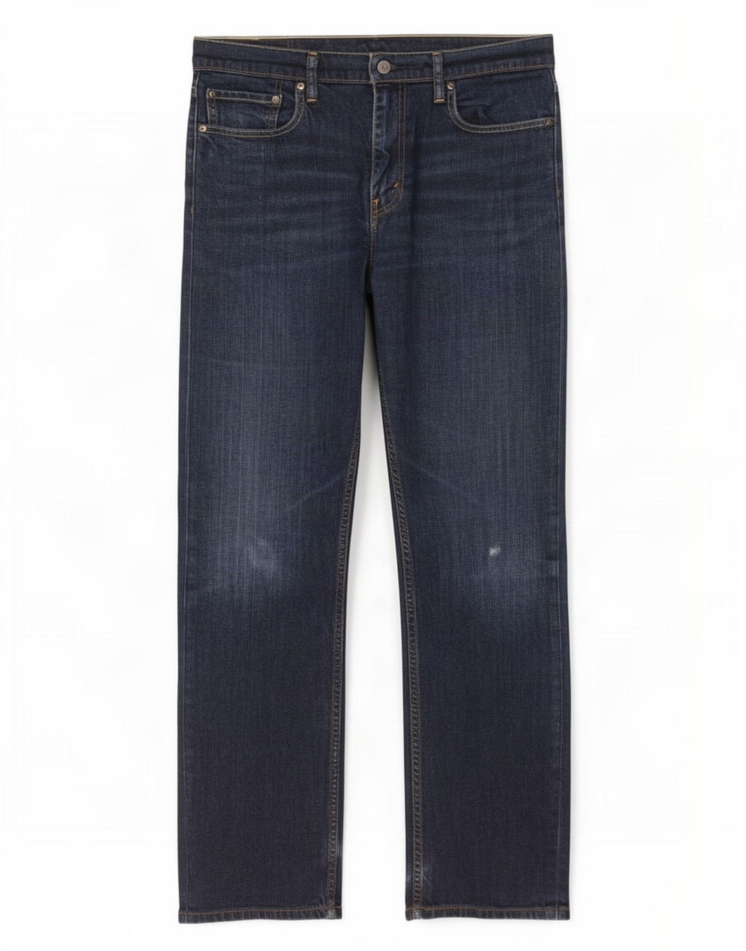 Мужские прямые джинсы Levi's 504 W34 L34 синие, хлопок
