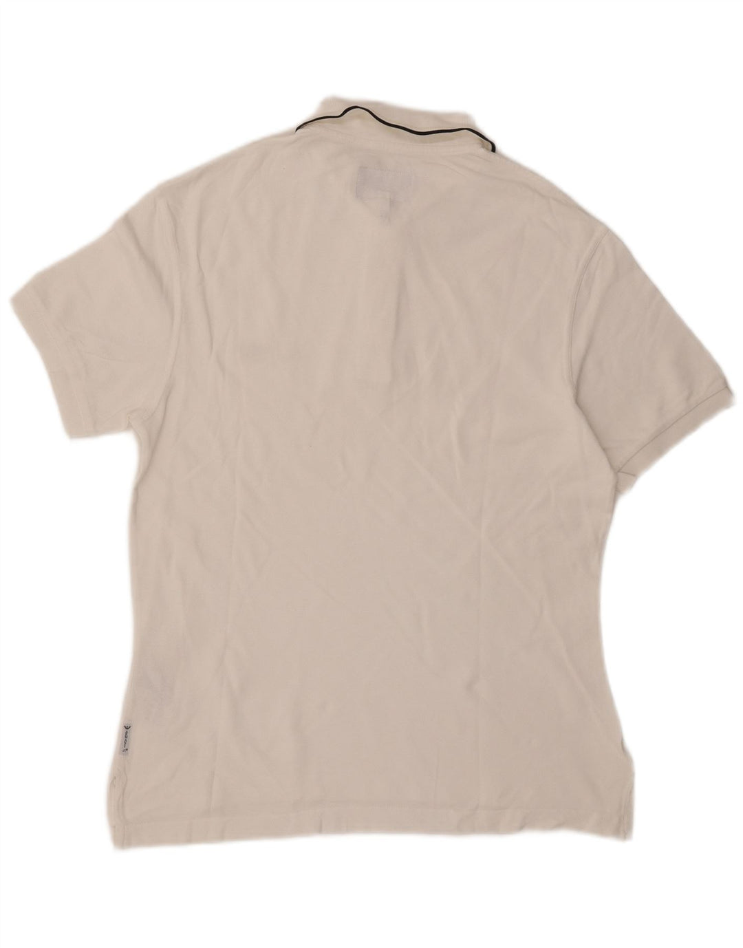 Мужская рубашка-поло ARMANI JEANS, средний белый хлопок, хлопок