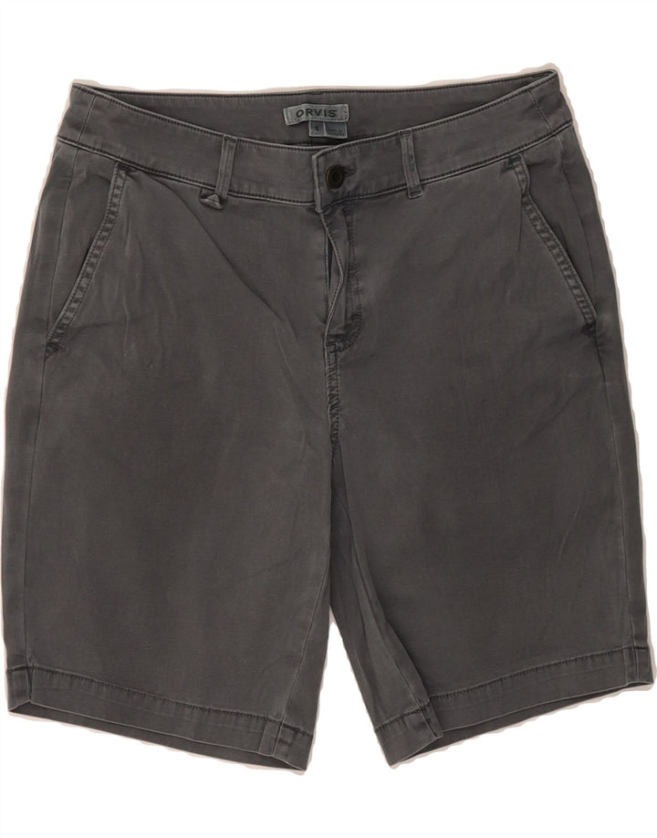 ORVIS Womens Chino Shorts US 8 Medium W30  Grey Cotton Vintage Orvis and Second-Hand Orvis from Messina Hembry 