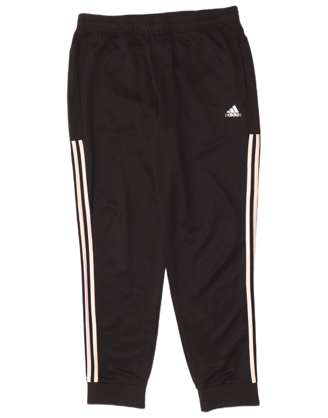 Adidas Мужские спортивные брюки Джоггеры Большой черный полиэстер