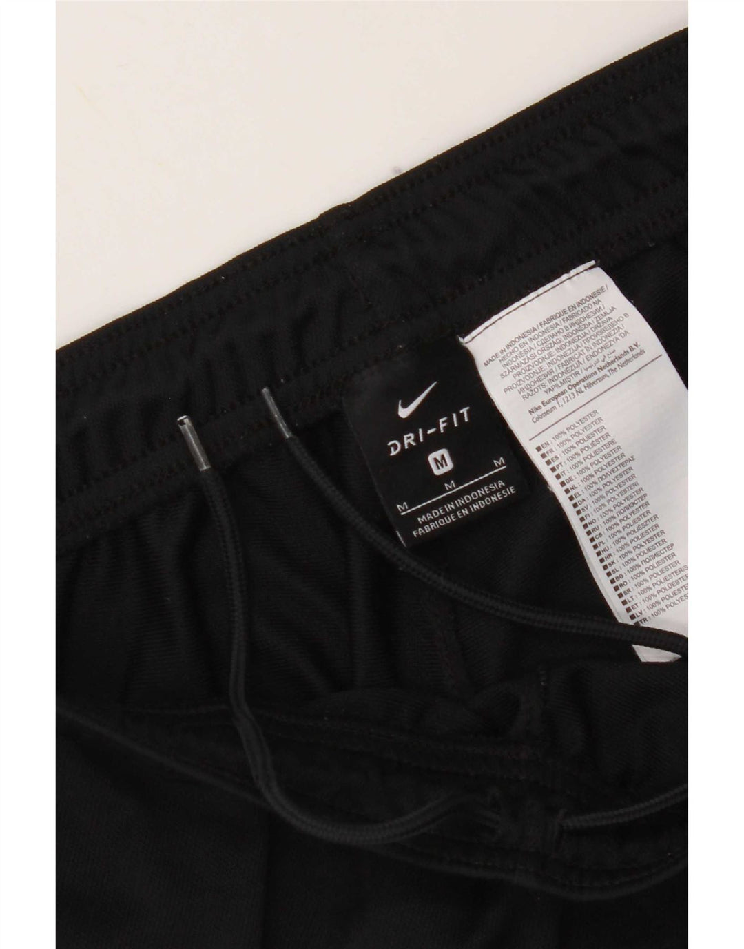 Мужские спортивные брюки Nike Dri Fit, средний черный полиэстер