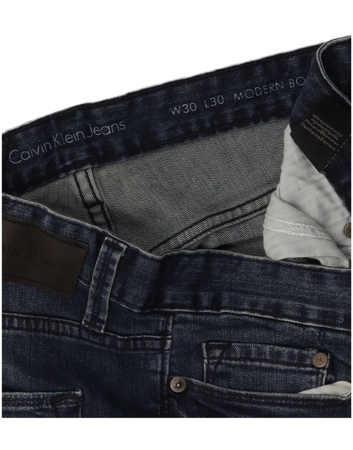 CALVIN KLEIN Женские джинсы Modern Bootcut W30 L30 Темно-синие, хлопок