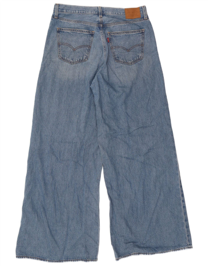 Женские широкие джинсы Levi's W28 L32, синий хлопок