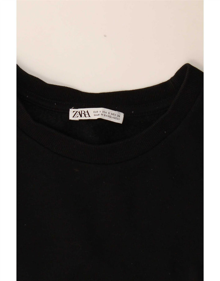 Женский джемпер оверсайз Zara UK 10, маленький черный