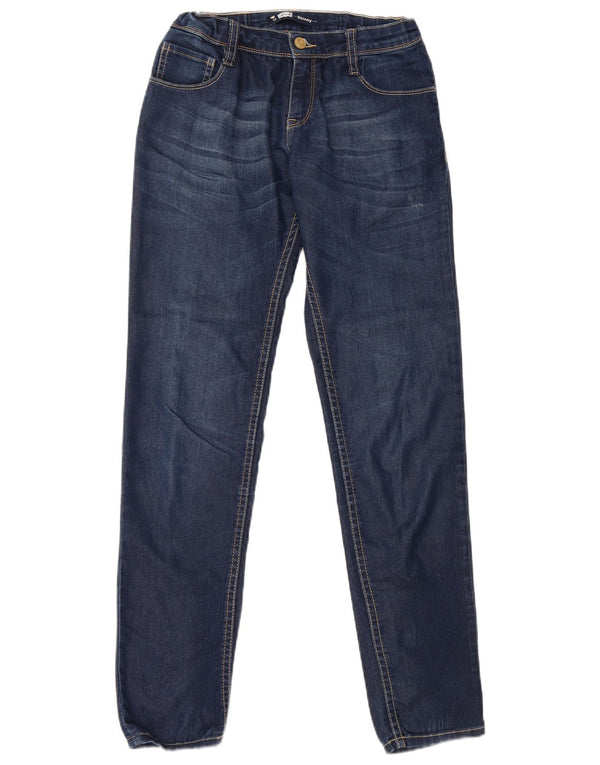 Джинсы скинни Levi's для мальчиков 11-12 лет W26 L30 Темно-синие, хлопок