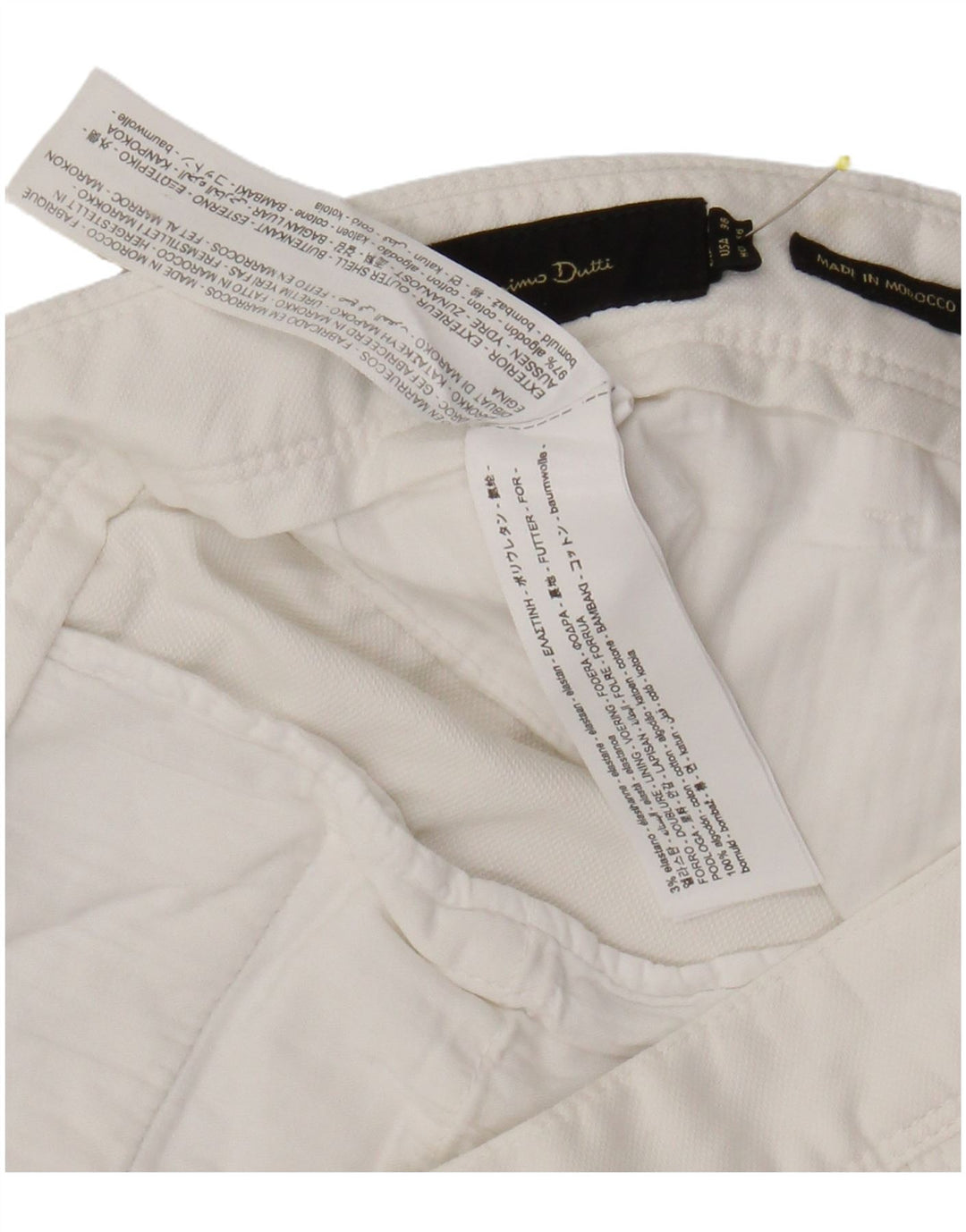 Мужские шорты чинос Massimo Dutti EU 46 XL W38 Белый хлопок