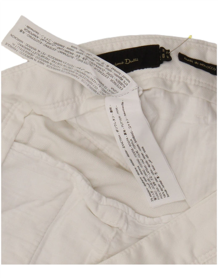 Мужские шорты чинос Massimo Dutti EU 46 XL W38 Белый хлопок