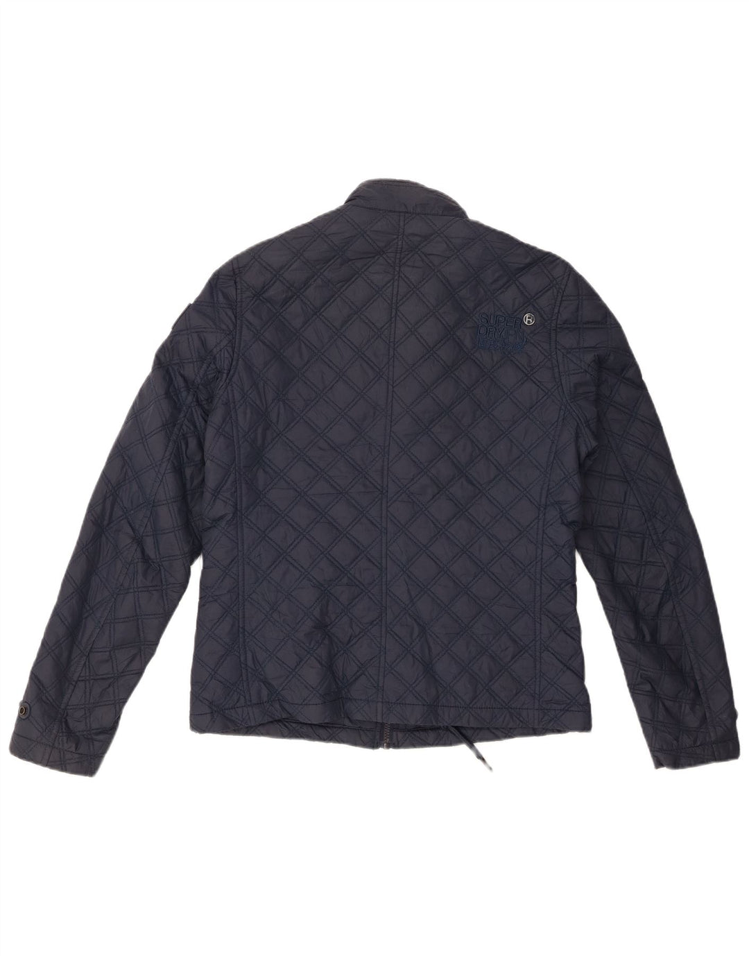 Женская стеганая куртка Superdry UK 12 Medium Navy Blue