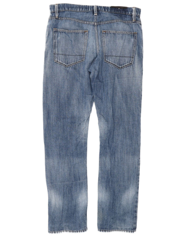Мужские прямые джинсы Marks & Spencer W32 L31 синие, хлопок