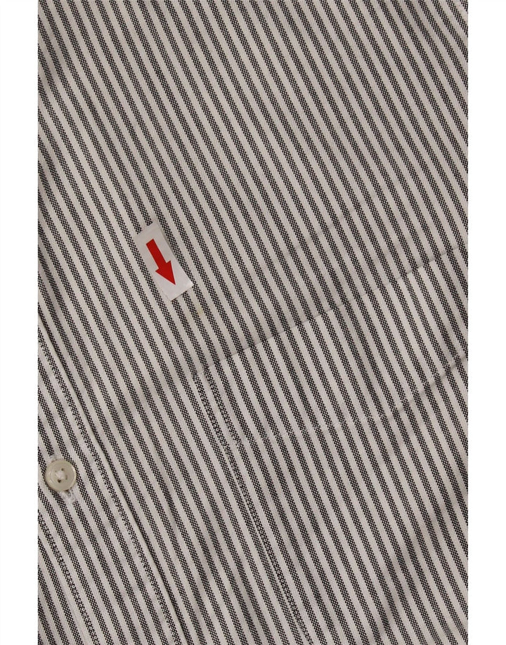 Мужская оксфордская рубашка J. CREW Slim Fit, хлопковая полоска среднего серого цвета