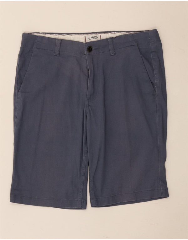 Мужские шорты чинос Jack & Jones Medium W32, темно-синие, хлопковые