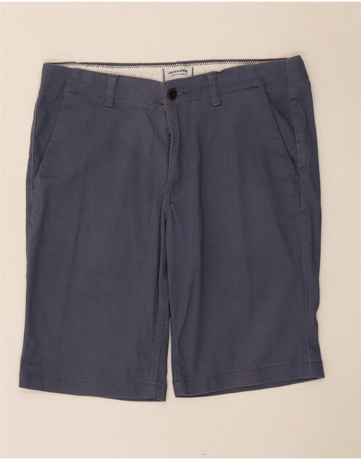 Мужские шорты чинос Jack & Jones Medium W32, темно-синие, хлопковые
