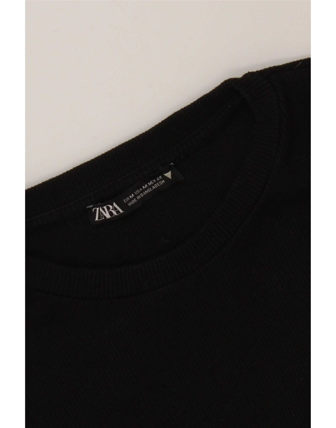 Женское платье-джемпер Zara UK 12, средний черный