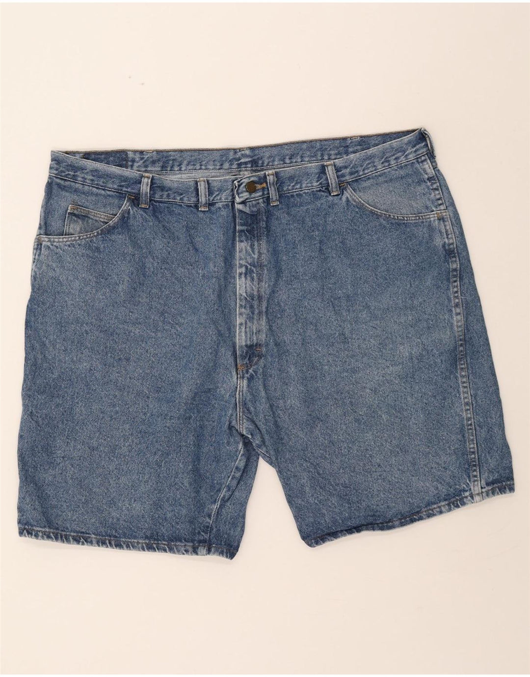 WRANGLER Mens Denim Shorts W46 3XL Blue Cotton Vintage Wrangler and Second-Hand Wrangler from Messina Hembry 
