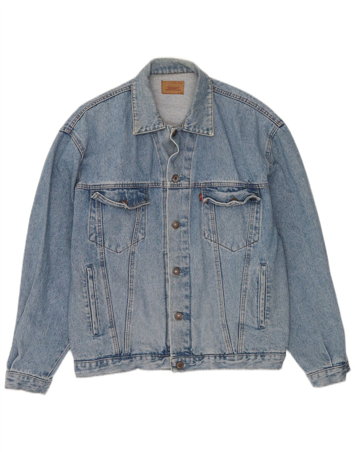 Мужская джинсовая куртка Levi's UK 40, большая синяя