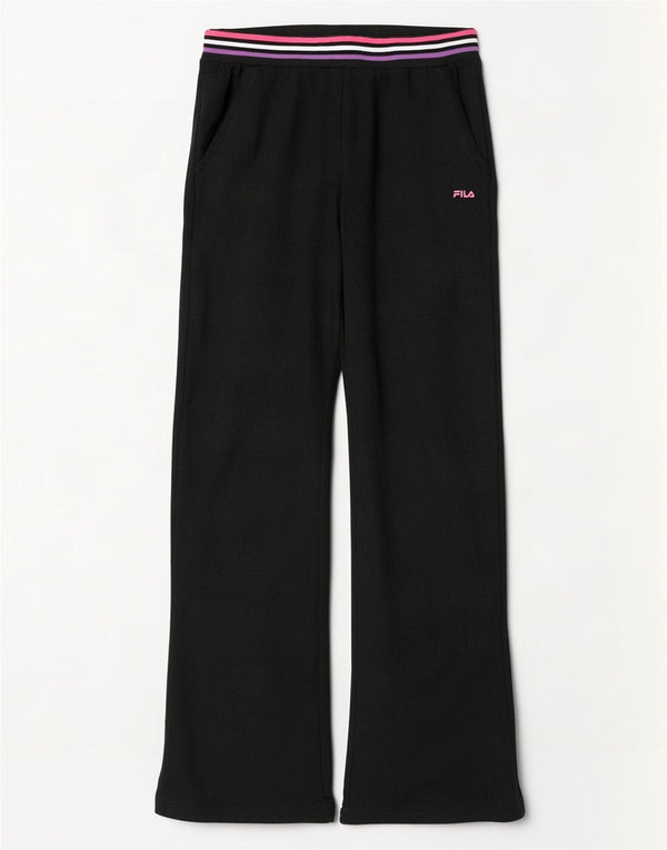 Женские спортивные брюки Fila UK 16, большие черные, хлопковые