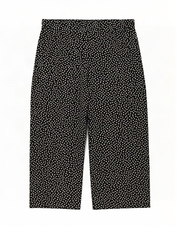 Женские повседневные брюки Marks & Spencer UK 20 2XL W40 L27, черные в горошек