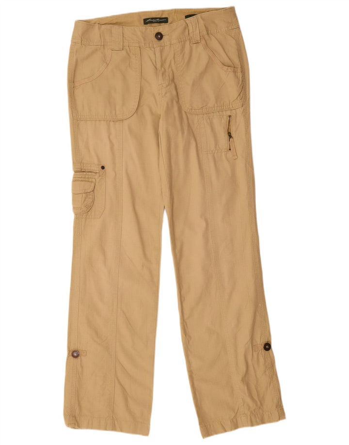 Женские прямые брюки карго EDDIE BAUER US 6 Medium W30 L32 Бежевые
