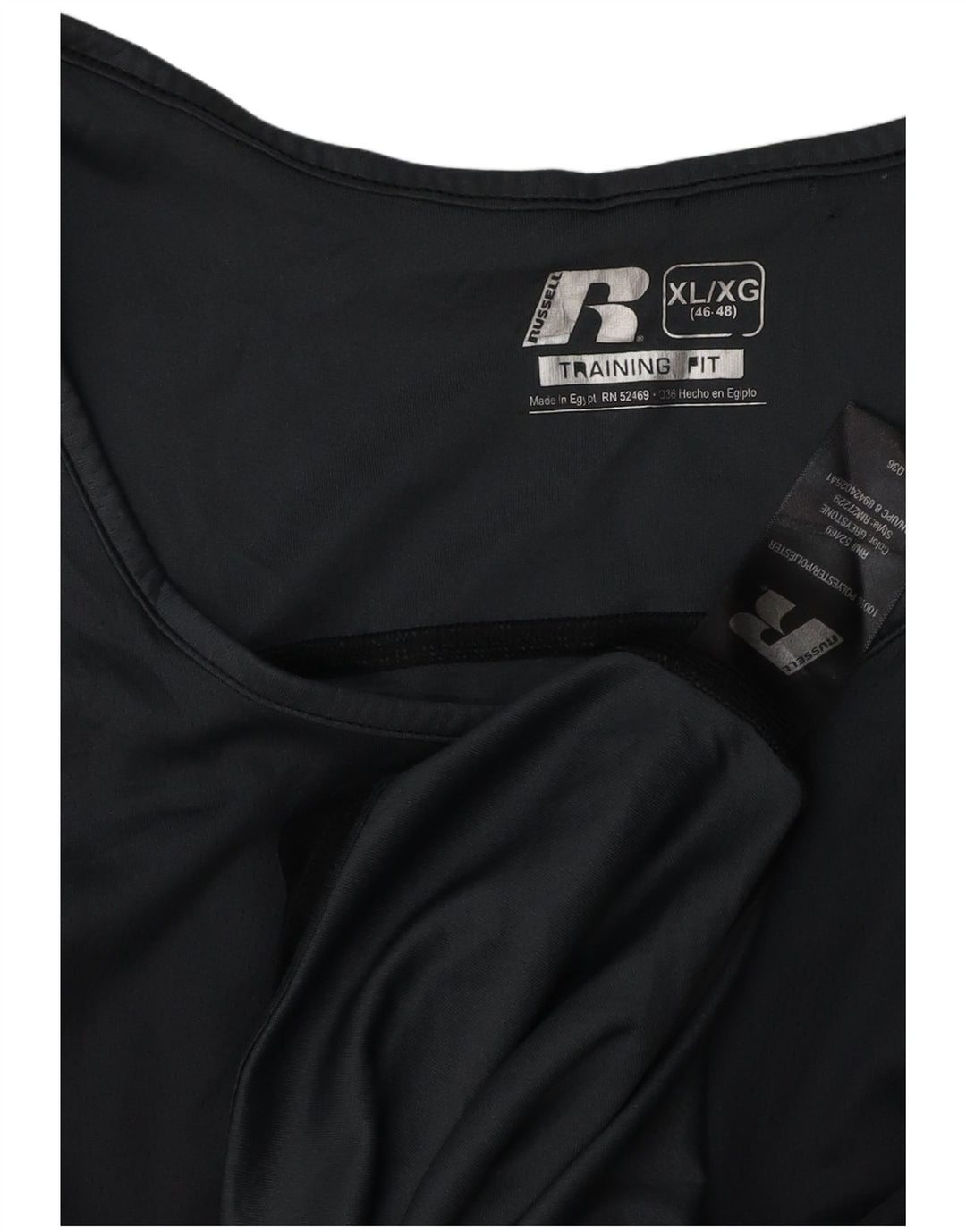 Мужской жилет RUSSELL ATHLETIC UK 46/48 XL, черный полиэстер