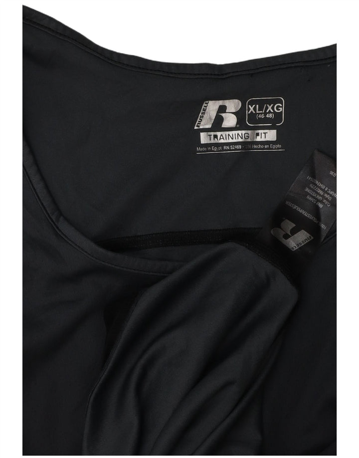 Мужской жилет RUSSELL ATHLETIC UK 46/48 XL, черный полиэстер