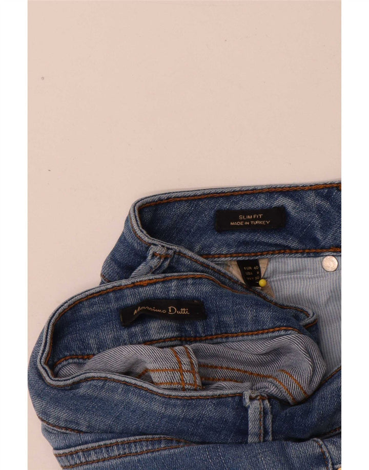 Женские узкие джинсы Massimo Dutti EU 40 Medium W30 L32 Синие, хлопок