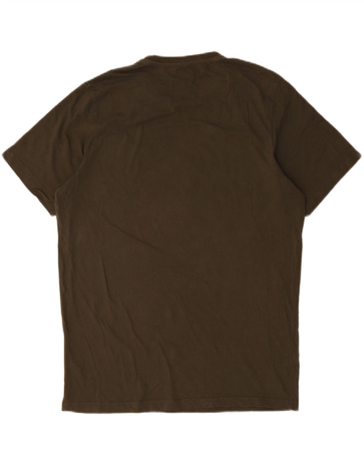 Мужская футболка с рисунком Rab Top XL, цвет хаки, хлопок